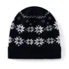 Gorro de Punto Jacquard Cachemir Retro Nuevo Otoño/Invierno 2026 para Hombres y Mujeres, Grueso y Cálido para Clima Frío