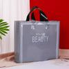 Linda bolsa de tienda de ropa con cara sonriente, bolsa de regalo, tienda de ropa para niños y niñas, bolsa de plástico portátil, embalaje de caja de zapatos, logotipo al por mayor