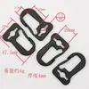 Gancho plano de 20 mm para banderín de gancho de bandera, hebilla de gancho de plástico, accesorio de plástico para equipaje, hebilla de gancho de 2 cm