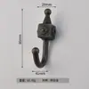Gancho para Abrigos de Puerta Alambre de Hierro Metal Abrigo Capucha Gancho de Pared para Cocina Dormitorio Ropa Gancho para Armario Hogar