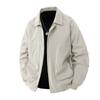Chaqueta de Otoño e Invierno para Hombre Estilo Coreano Estilo Ligeramente Maduro Holgada con Solapa Corta Repelente al Agua para Exteriores Ropa de Trabajo