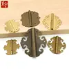 Bisagras de Borde de Encaje Chengyu de Cobre Puro, Bisagras de Latón para Cajas de Madera de Alcanfor, Bisagras en Forma de Mariposa de 180 Grados para Puertas de Gabinetes y Joyeros