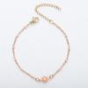 Cadena de Cuentas de Crisantemo Jin Yiyuan Cadena Cruzada de Margarita de Oro de 18 Quilates Pulsera de Esmalte Crisantemo de Ocho Pétalos Juvenil Hermosa y Linda