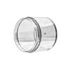 Frasco liner de camada dupla 200/300g plástico PET injeção tanque para creme transparente parede espessa boca larga tanque para creme em estoque