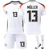 2024 Alemania local No. 17 Camiseta Wirtz No. 13 Muller 10 Mushara traje de hombre camiseta Copa de Europa