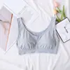 Li Zhiyuan 137 Sujetador Grande Elástico Ropa de Dormir Espalda Hermosa en Forma de U Camiseta sin Mangas de Modal para Mujeres de Tallas Grandes Sujetador Deportivo
