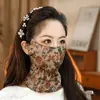 Mascarilla Larga Protectora del Cuello para Mujer, Otoño e Invierno, Forrada de Felpa, Engrosada, Elegante, Protectora de Ojos, para Ciclismo al Aire Libre, Cortavientos, Antifrío