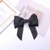 Nuevo Corea del Sur Dongdaemun Francés gran pasador de lazo simple súper hada pinza superior pinza para flequillo pinza para la parte posterior de la cabeza