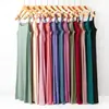 Talla Grande Gordo mm 100kg Modal Camisola Interior de Pijama Suelta Larga Anti-Exposición Falda Interior para Mujer