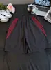 Shorts de Bloques de Color Rayados Micro-Angulados de Secado Rápido para Hombre, Verano, Hielo Fino, Deportivos, Baloncesto, Correr, Casual, de Playa