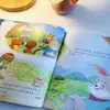 Livro de Histórias para Dormir 365 Noites com Fotos Coloridas Fonéticas, 4 Volumes de Livros Ilustrados de Histórias para Iluminação da Educação Infantil para Crianças de 0 a 6 Anos