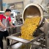 Máquina de palomitas totalmente automática 700 mm olla para palomitas juego completo de equipo línea de montaje de palomitas juego completo de equipo