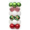 Producto nuevo transfronterizo 6cm/24 piezas Decoraciones navideñas Árbol de Navidad Plástico pintado Juego de bolas navideñas Adornos