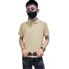 Camiseta Polo de Manga Corta para Hombre Estilo Tiktok de Seda Helada Verano 2025 Nueva Tendencia Versátil Casual