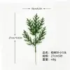 Simulación Hojas de Ciprés Plantas Falsas Decoración de Interiores Adornos de Plantas Verdes Navideñas Accesorios para Arreglos Florales Falso Ciprés Chino Ciprés Calvo de Roca Fábrica