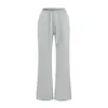 Calça Boca de Sino Sexy Hot Girl 2026 Verão Novo Estilo Cintura Alta Elástica Justa no Quadril Emagrecedora Alongadora das Pernas Calça Casual