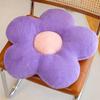 Almohada de Juguete Cojín de Flor de Piel de Conejo Cojín para Silla de Oficina Sofá Estudiante Cojín Pétalo Futón Cojín para Trasero Girasol