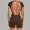 Venta al por mayor de Ropa de Yoga Transfronteriza, Mono Deportivo Ajustado sin Espalda Ajustable para Mujer, Ropa Adelgazante para Pilates y Fitness Dropshipping