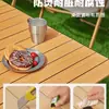 Mesa Plegable para Exterior Juego Portátil de Mesa y Sillas para Camping Picnic Una Mesa Cuatro Sillas Mesa Enrollable Equipo Juego Completo