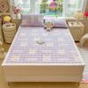 Colchón de Terciopelo de Leche Colchón Cojín Suave Hogareño Engrosado Dormitorio Estudiante Ropa de Cama Individual Manta de Felpa Extra Invierno Colchón