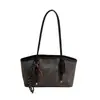Bolso Moderno para Viajes Diarios Mujer 2024 Nuevo Moda Retro Bolso de Hombro Textura Casual Versátil Bolso Tote