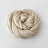 Bufanda de Algodón y Lino Plegada de Color Sólido Nueva para Mujer, Delgada, Multicolor, Artística, Chal Versátil, Protección Solar de Verano, Bufanda Ligera de Gasa