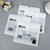 Bolsa de plástico autosellante para empaque de ropa interior de hombre y mujer bolsa con cremallera compuesta bolsa para empaque de calcetines ropa venta al por mayor en stock