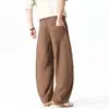 Oferta especial para ventas de alto volumen: Pantalones Casuales Holgados de Pierna Ancha con Corte Curvo, Delgados y Sencillos, para Hombre, Verano 2026