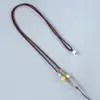 Fornecedor da Fábrica Corda de Colar Artesanal com Pingente de Jade Dourado Fivela de Segurança Cordão de Pingente Ajustável Atacado