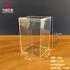 Caja Transparente de Plástico Acrílico Cuadrada con Tapa y Base para Guardar Dulces, Figuras y Caja de Empaque para Exhibición de Regalos