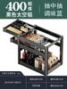 Xyt cesta gabinete de cocina tamaño pequeño cajón doble cesta para condimentos aleación de aluminio tazón y plato cesta para condimentos empotrada