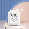 Temporizador Visual, Despertador Creativo de Maleta Mini, Reloj de Funcionamiento Silencioso con Pantalla de Temperatura, Despertador Específico para Estudiantes