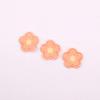 Acessórios de grampo de cabelo ruivo da Internet transfronteiriça acessórios de vestuário patch adesivos decorativos de tecido de malha flor 3cm adesivos decorativos