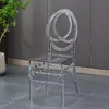Sillas Transparente de Cristal Acrílico Seleccionadas Cuidadosamente para Salones de Banquetes de Hotel, Bodas, Eventos al Aire Libre y Sillas de Bambú Napoleón
