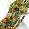 Pedras Naturais Ágata Redondas, Pedras Redondas de Ágata Verde, Pedras Soltas para Pulseiras, Colares, Brincos, Grampos de Cabelo e Acessórios de Joias DIY