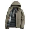 Chaqueta acolchada de plumón para hombre, chaqueta acolchada de algodón de invierno transfronteriza, chaqueta acolchada de algodón cálida engrosada con grafeno, ropa de invierno a prueba de frío para hombre
