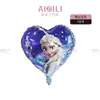 Balão de Filme de Alumínio Desenho Animado Frozen Elsa Anna Princesa Olaf Decoração de Festa de Aniversário Infantil Suprimentos