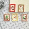 Porta-Retrato de Natal Desenho Animado Feito à Mão Acessórios DIY Cola Creme Resina Pequenos Acessórios Material para Presilha Kit