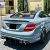 Adequado para Mercedes-Benz Classe C Coupé C204 AMG 2011-2015 spoiler traseiro, spoiler superior, modificação transfronteiriça