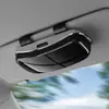 Estuche para Gafas Montado en Coche, Clip para Gafas de Coche, Parasol, Estuche Universal Multifuncional para Gafas de Sol, Instalación sin Daños