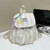 Mochila Estilo Novo 2026 com Grande Capacidade, Design Moderno e Simples para Alunos do Ensino Fundamental II e Médio, Mochila Doce da Moda com Listras e Color Blocking