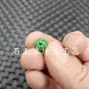 Cuentas de loto de jade esmeralda Cuentas sueltas de jade esmeralda seca 10 mm Cantidad de loto accesorios de joyería para collares cuentas