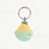 Venta Directa de Fábrica Llavero de Concha Degradada Colgante Creativo Luminoso Estilo Océano Encanto para Bolso de Niña Estilo Pareja
