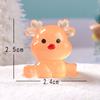 Nuevo producto transfronterizo: Figuras de Reno Navideño Luminosas Lindas, Accesorios de Decoración DIY para Adornos de Mesa de Micro-Paisaje