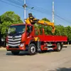 Los fabricantes suministran Futian Ou Man 4*2 con grúa sobre camión Xugong serie G de 8 toneladas garantía nacional conjunta puente simple grúa sobre camión de 10 toneladas