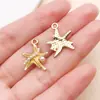 Pingente de esmalte estilo oceano concha estrela-do-mar pérola liga de zinco brincos DIY colar pulseira acessórios de joias de praia