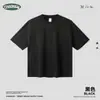 Ropa para Hombre Ckx|Camiseta de Manga Corta Pesada 350g de Algodón Puro Vintage con Efecto Degradado Desgastado Corte Holgado Camiseta para Hombre