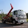 Caminhão de Lixo com Braço Gancho Cúbico, Um Caminhão com Múltiplos Contêineres, Torna a Transferência Mais Conveniente.