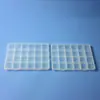 Caja de Plástico de 24 Compartimentos para Organizar Accesorios, Equipo de Pesca, Cuentas Pequeñas, Piezas de Ferretería y Almacenamiento
