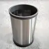 Cubo de Almacenamiento de Utensilios de Cocina de Acero Inoxidable Estante de Almacenamiento de Cocina Barril para Palillos Cubo Pequeño para Utensilios de Cocina Cubo para Vajilla Organización de Encimera del Hogar